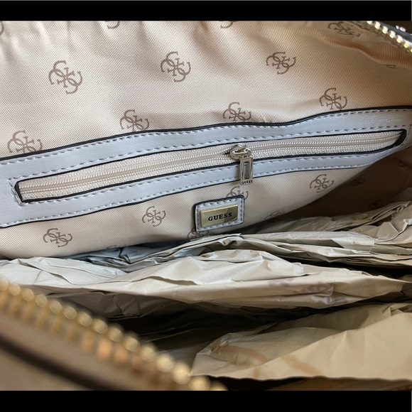 😍GUESS EST 1981 Leather Wallet Gray For Women Bag - Picture 3 of 4